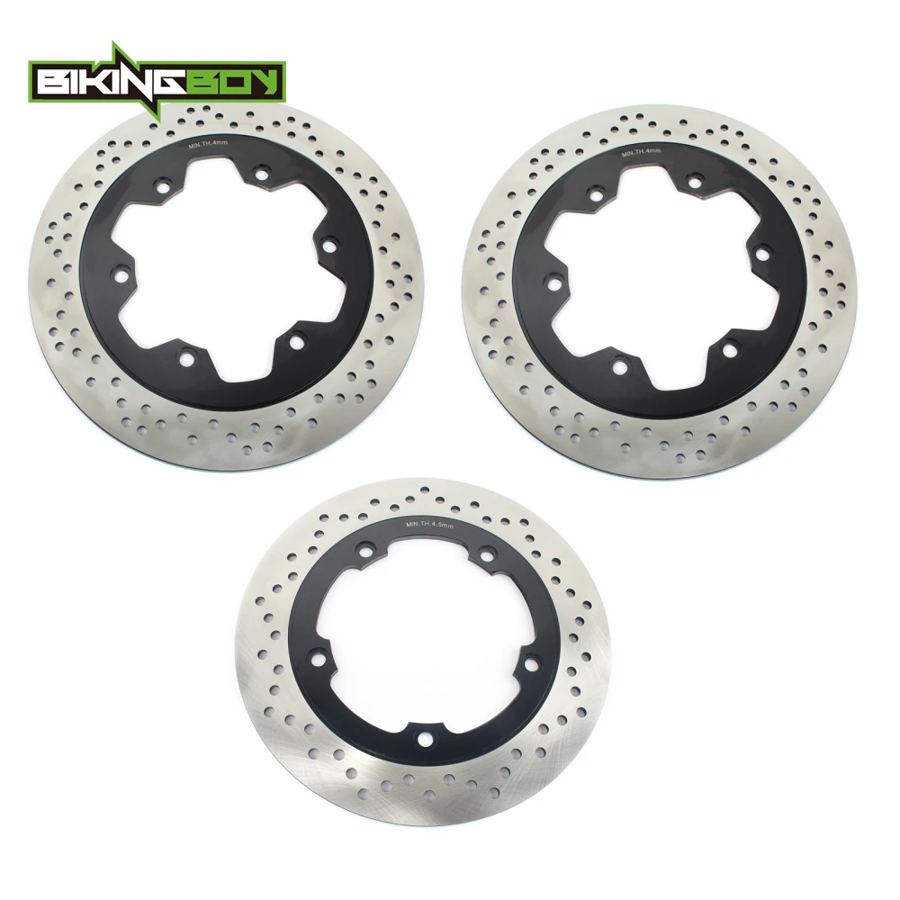BIKINGBOY Front Rear Brake Discs Rotor Disk for Triumph Speedmaster 790 Carb 865 EFI Thunderbird Sport 885 Tiger 955 Spoke Wheel
BIKINGBOY Front Rear Brake Discs Rotor Disk for Triumph Speedmaster 790 Carb 865 EFI Thunderbird Sport 885 Tiger 955 Spoke Wheel