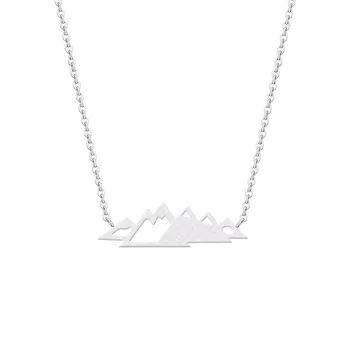 10PCS Geometric Nature Hiking Pendant Origami Snow Mountain Necklace Inspirational Top Ketting Stainless Steel Snowcap Jewelry
10PCS Geometric Nature Hiking Pendant Origami Snow Mountain Necklace Inspirational Top Ketting Stainless Steel Snowcap Jewelry