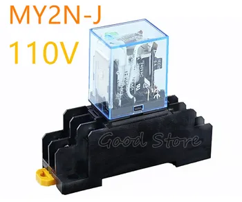 10SETS MY2P HH52P MY2NJ AC/DC 110V coil general purpose DPDT micro mini relay with socket base
10SETS MY2P HH52P MY2NJ AC/DC 110V coil general purpose DPDT micro mini relay with socket base
