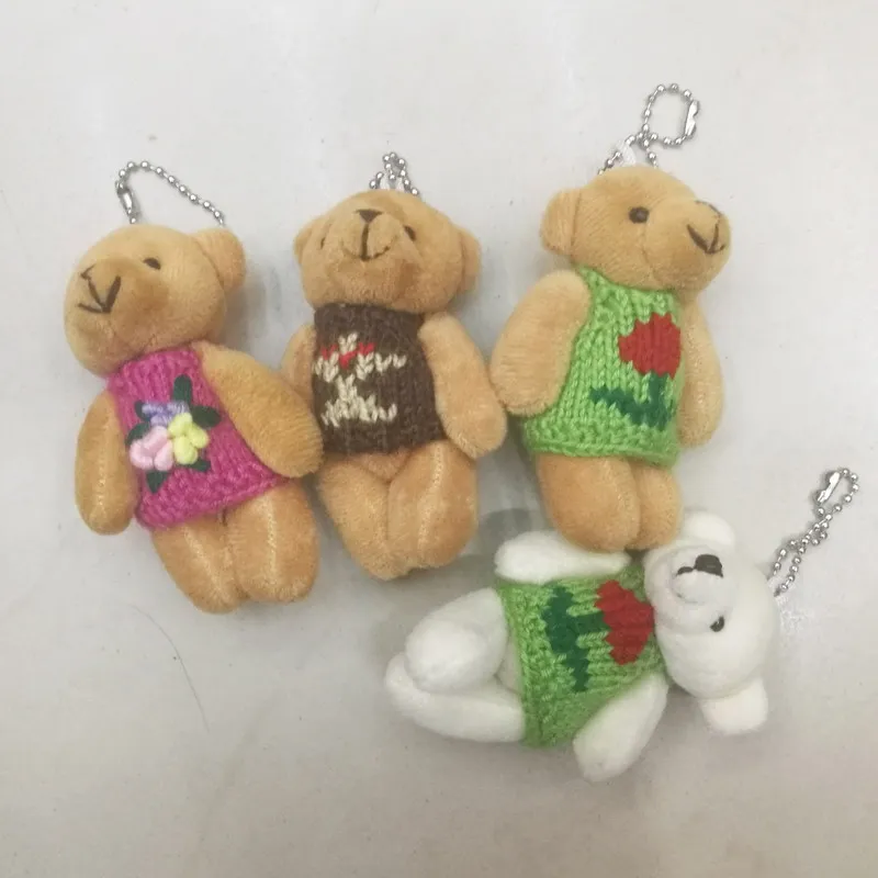 50PCS Kawaii Small Joint Teddy Bears With clothes Stuffed Plush 8CM Toy Teddy-Bear Mini Bear Ted Bears Plush Toys Wedding Gifts
50PCS Kawaii Small Joint Teddy Bears With clothes Stuffed Plush 8CM Toy Teddy-Bear Mini Bear Ted Bears Plush Toys Wedding Gifts