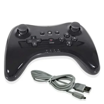 Dual Analog Wireless Remote Controller USB U Pro Game Gaming Gamepad for for Nintendo Wii U Black White With USB Cable
Dual Analog Wireless Remote Controller USB U Pro Game Gaming Gamepad for for Nintendo Wii U Black White With USB Cable
