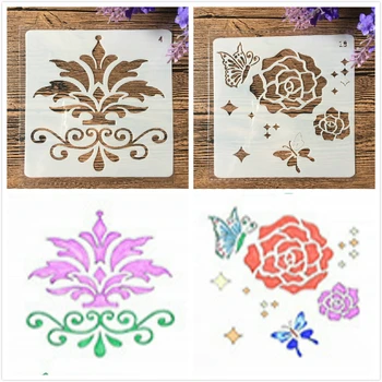 2Pcs/Lot 13cm Flower Butterfly DIY Craft Layering Stencils Painting Scrapbooking Stamping Embossing Album Paper Template
2Pcs/Lot 13cm Flower Butterfly DIY Craft Layering Stencils Painting Scrapbooking Stamping Embossing Album Paper Template