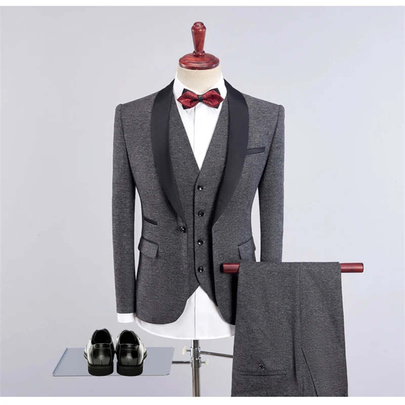 CIGNA Men's Formal Suit 3 Piece Set, 8 Colors Men Suit Jackets with Vests and Pants,Business Wedding Banquet Slim Man Sets S-4XL
CIGNA Men's Formal Suit 3 Piece Set, 8 Colors Men Suit Jackets with Vests and Pants,Business Wedding Banquet Slim Man Sets S-4XL