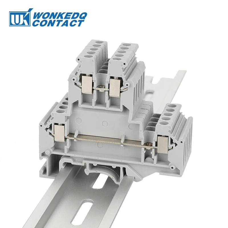 10Pcs UKKB-3 Din Rail Terminal Blocks Instead Of PHOENIX Connector Double Layer Terminal Screw Wiring UKKB3
10Pcs UKKB-3 Din Rail Terminal Blocks Instead Of PHOENIX Connector Double Layer Terminal Screw Wiring UKKB3