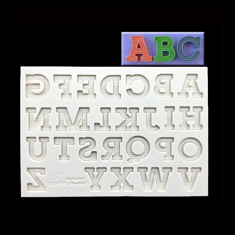 3 D Alphabet Silicone Molds, Fondant Cake Chocolate Mold For The Kitchen Decorating Tools
3 D Alphabet Silicone Molds, Fondant Cake Chocolate Mold For The Kitchen Decorating Tools