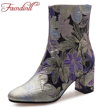 FACNDINLL new women high heel ankle boots high qulaity zipper elegant office ladies sexy round toe dress party short boots woman
FACNDINLL new women high heel ankle boots high qulaity zipper elegant office ladies sexy round toe dress party short boots woman
