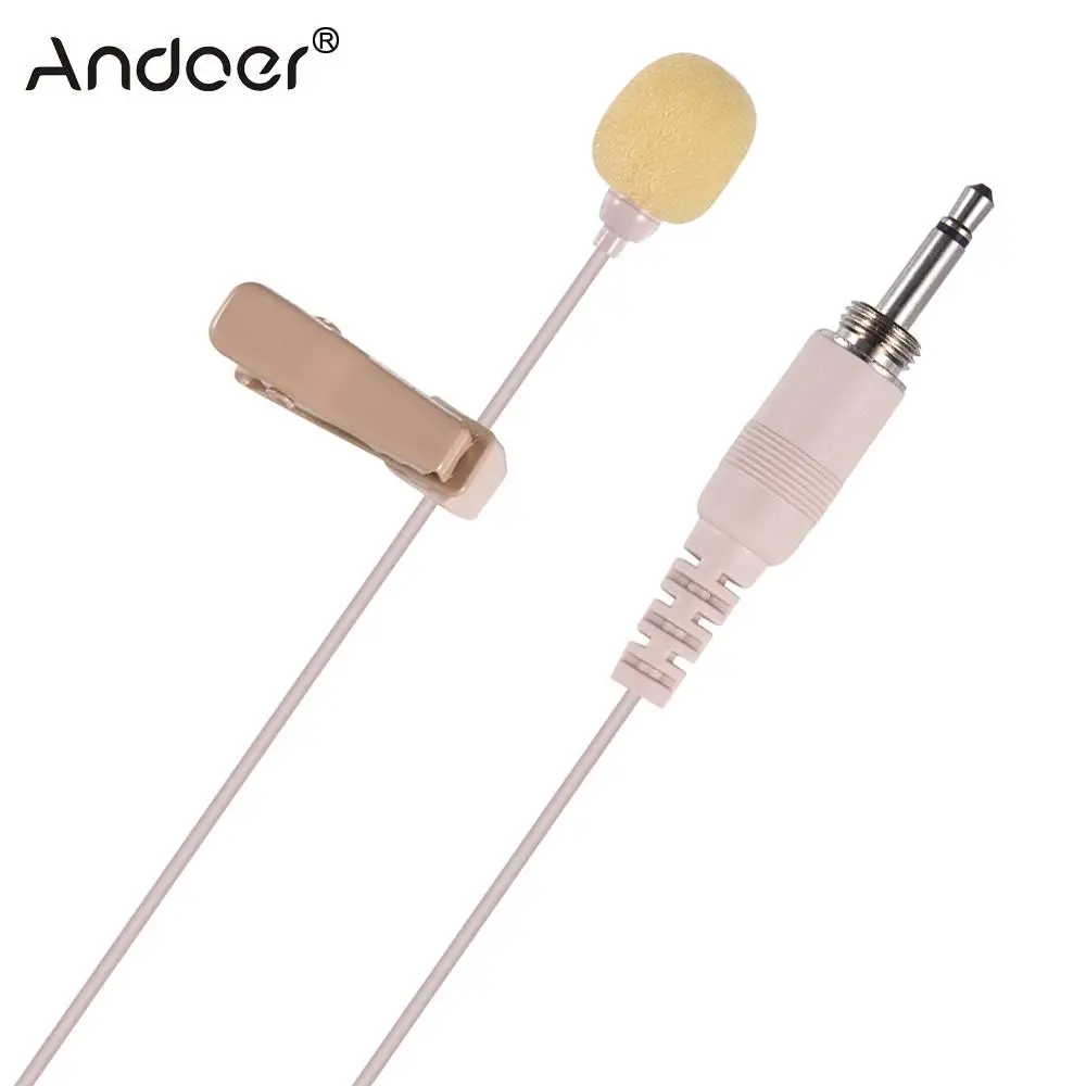 Mini Lapel Lavalier Clip-on Condenser Microphone Mic 3.5mm Plug for Smartphone DSLR Camera Camcorder Computer PC Laptop
Mini Lapel Lavalier Clip-on Condenser Microphone Mic 3.5mm Plug for Smartphone DSLR Camera Camcorder Computer PC Laptop