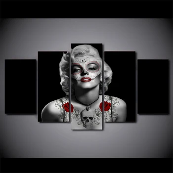 5 Piece Canvas Paintings Day Of The Dead Marilyn Monroe Living Room Home Decor Wall Art Print Canvas Art
5 Piece Canvas Paintings Day Of The Dead Marilyn Monroe Living Room Home Decor Wall Art Print Canvas Art