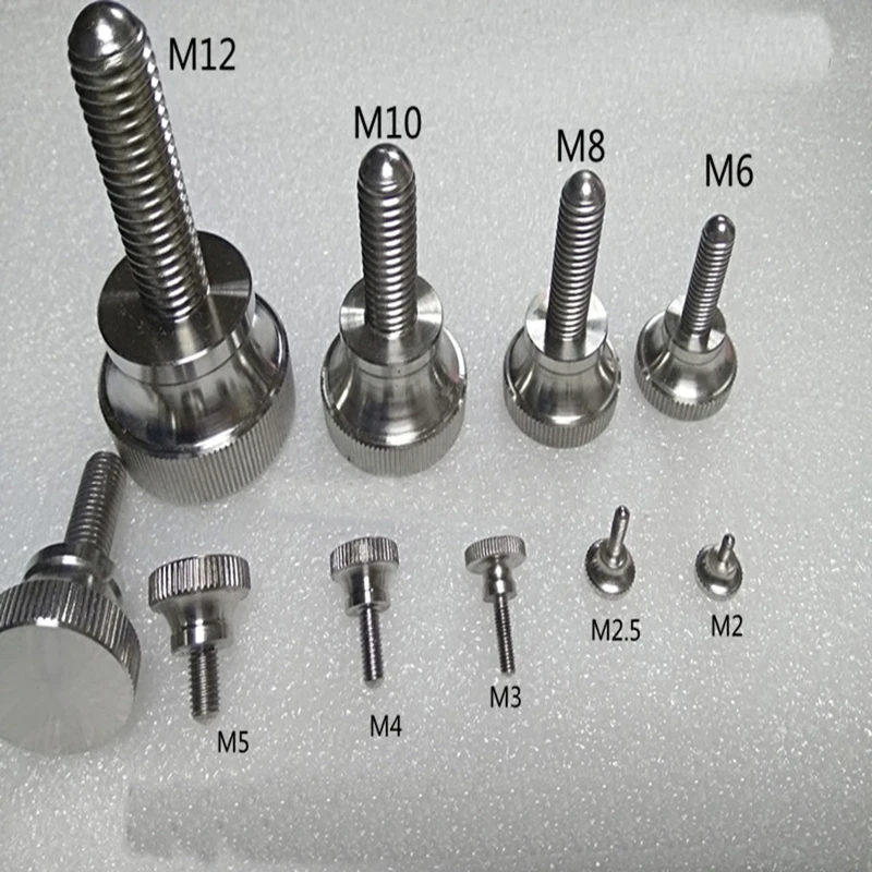 1PCS Stainless steel hand screwed high head knurled screw Screw Advertising nail Large round head bolt M2M2.5M6M8M10M12
1PCS Stainless steel hand screwed high head knurled screw Screw Advertising nail Large round head bolt M2M2.5M6M8M10M12