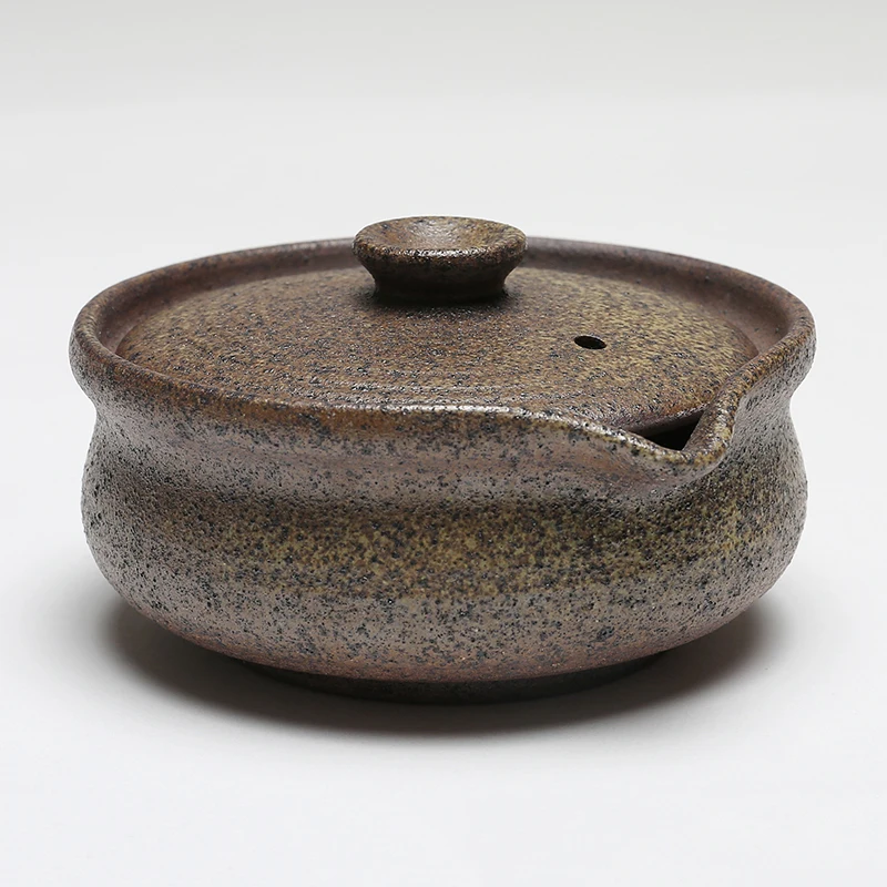 130ML Japanese-style Ceramic Coarse Pottery Gaiwan Office Tea Ceremony Vintage Teaware Grasping Pot Tieguanyin Puer Tea Teapot
130ML Japanese-style Ceramic Coarse Pottery Gaiwan Office Tea Ceremony Vintage Teaware Grasping Pot Tieguanyin Puer Tea Teapot