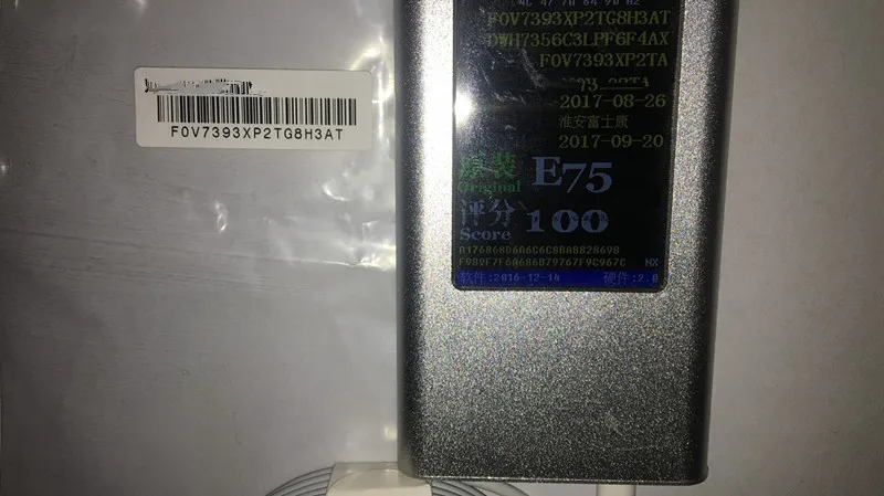 1000pcs/AAAAA 1m E75 Chip OD 3.0mm Data USB Sync Charger Cable For iPhone 6 6s 7 8 plus X ipad with retai package box cable
1000pcs/AAAAA 1m E75 Chip OD 3.0mm Data USB Sync Charger Cable For iPhone 6 6s 7 8 plus X ipad with retai package box cable