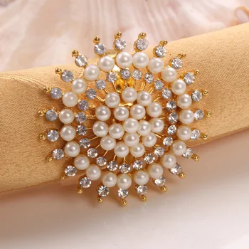 10pcs Rhinestone Pearl Sun Flower Hotel Restaurant Napkins Bucket Model House Napkins Rings
10pcs Rhinestone Pearl Sun Flower Hotel Restaurant Napkins Bucket Model House Napkins Rings