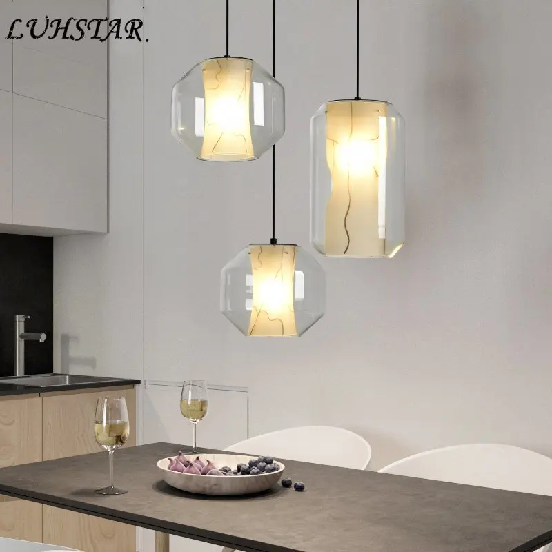 Modern Minimalist Glass Led Pendant Lights Imitation Marble Home Decor Designer Hanglamp Study Restaurant Kitchen Hanging Lamps
Modern Minimalist Glass Led Pendant Lights Imitation Marble Home Decor Designer Hanglamp Study Restaurant Kitchen Hanging Lamps
