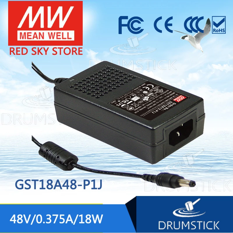 Hot sale MEAN WELL GST18A48-P1J 48V 0.375A meanwell GST18A 48V 18W AC-DC High Reliability Industrial Adaptor
Hot sale MEAN WELL GST18A48-P1J 48V 0.375A meanwell GST18A 48V 18W AC-DC High Reliability Industrial Adaptor