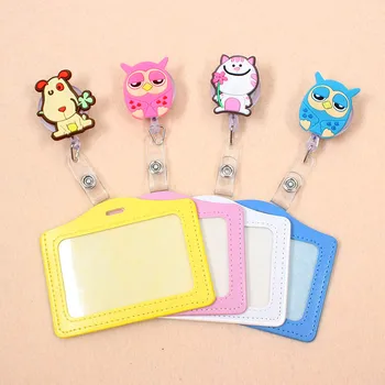 Cute Owl Cat Dog Silicone Badge Scroll Nurse Office Reel Character Scalable Student Exhibition Business Card Badge Holder
Cute Owl Cat Dog Silicone Badge Scroll Nurse Office Reel Character Scalable Student Exhibition Business Card Badge Holder