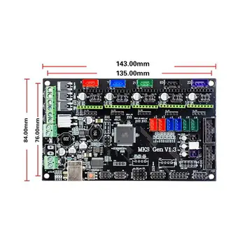 3D Printer Motherboard Smooth Control Board Compatible With Ramps1.4 MKS GEN V1.4 R20
3D Printer Motherboard Smooth Control Board Compatible With Ramps1.4 MKS GEN V1.4 R20