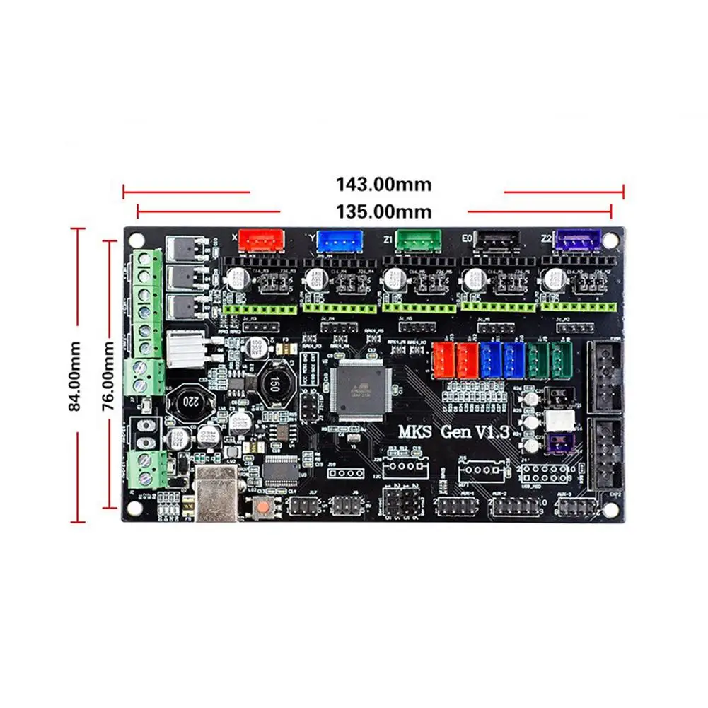 EastVita 3D Printer Motherboard Smooth Control Board Compatible with Ramps1.4 MKS GEN V1.4 r20
EastVita 3D Printer Motherboard Smooth Control Board Compatible with Ramps1.4 MKS GEN V1.4 r20