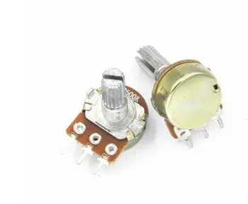 5pc WH148 Rotary Potentiometer 1k 2k 5k 10k 20k 50k 100k 1M 3PIN 15MM amplifier Potentiometer 500k single Rotary With nuts
5pc WH148 Rotary Potentiometer 1k 2k 5k 10k 20k 50k 100k 1M 3PIN 15MM amplifier Potentiometer 500k single Rotary With nuts