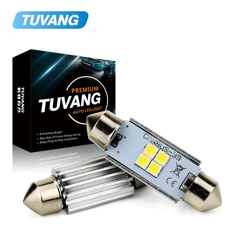 2x C5W Car Festoon CANBUS 4 SMD 3030 LED Bulb License Plate Lamp Interior Dome Map Reading Lights 28mm 31mm 36mm 39mm 41mm 44mm
2x C5W Car Festoon CANBUS 4 SMD 3030 LED Bulb License Plate Lamp Interior Dome Map Reading Lights 28mm 31mm 36mm 39mm 41mm 44mm