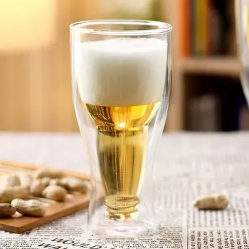 Explosion-proof insulation creative large-capacity double-layer glass beer glass red wine glass bar mug cold drinks juice muh
Explosion-proof insulation creative large-capacity double-layer glass beer glass red wine glass bar mug cold drinks juice muh