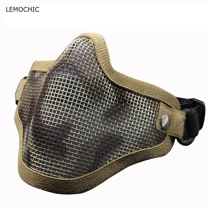 LEMOCHIC outdoor sport combat camouflage hunting steel face mask men military tactical equipment high quality hunting protector
LEMOCHIC outdoor sport combat camouflage hunting steel face mask men military tactical equipment high quality hunting protector