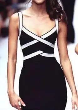 Bandage Black Dress Top Quality Sexy Sleeveless V-Neck Fashion Celebrity Elegant Night CLub Bodycon Dresses Party Dress
Bandage Black Dress Top Quality Sexy Sleeveless V-Neck Fashion Celebrity Elegant Night CLub Bodycon Dresses Party Dress