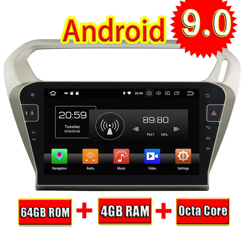 TOPNAVI Octa Core Android 9.0 Car GPS Navigation For Peugeot 301 2013 2014 2015 2016 Car Multimedia Radio Stereo NO DVD 2 Din
TOPNAVI Octa Core Android 9.0 Car GPS Navigation For Peugeot 301 2013 2014 2015 2016 Car Multimedia Radio Stereo NO DVD 2 Din