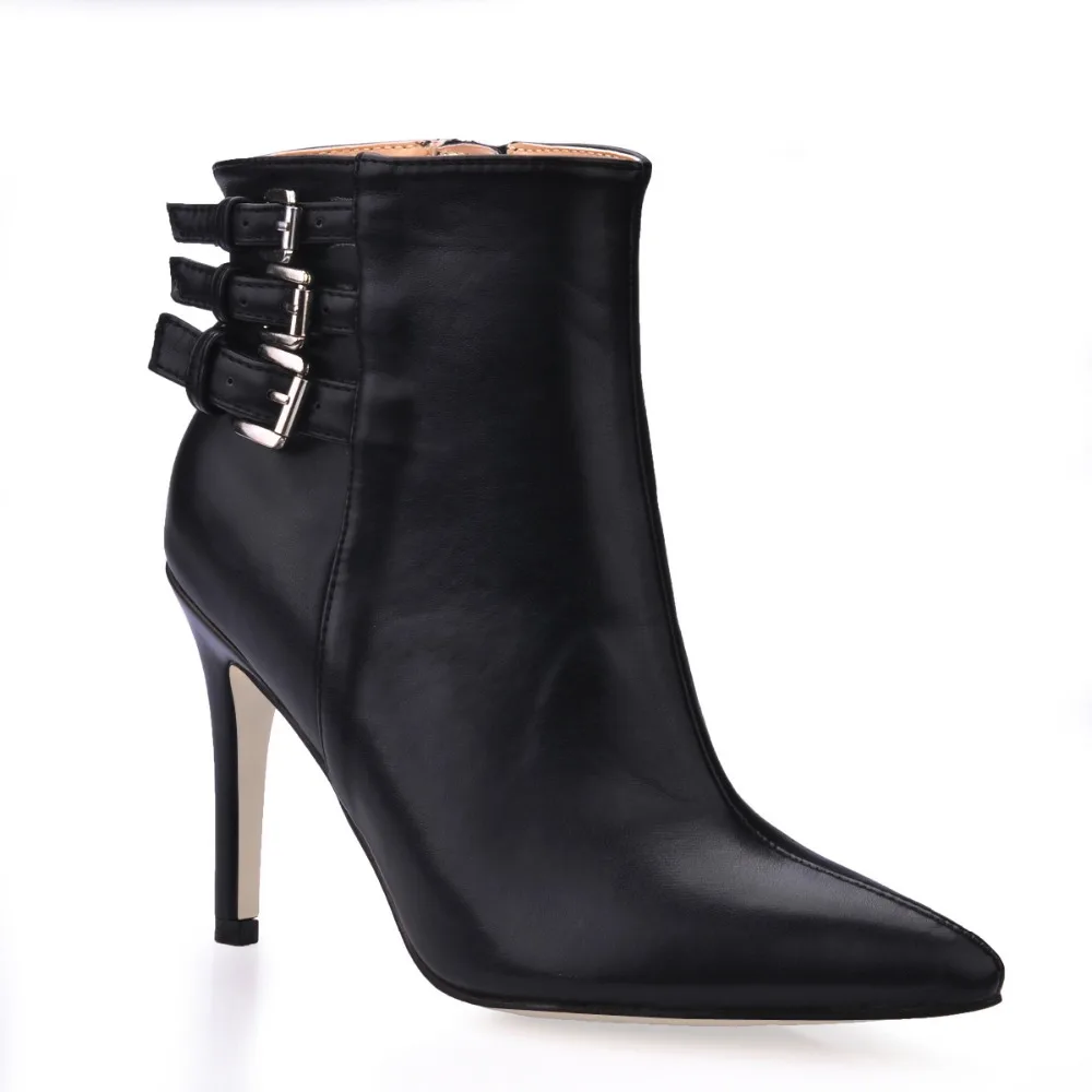 brand 2018 new sexy pointed toe patent leather high heels shoes fashion metal buckle fall pumps ankle boots women comfortable
brand 2018 new sexy pointed toe patent leather high heels shoes fashion metal buckle fall pumps ankle boots women comfortable