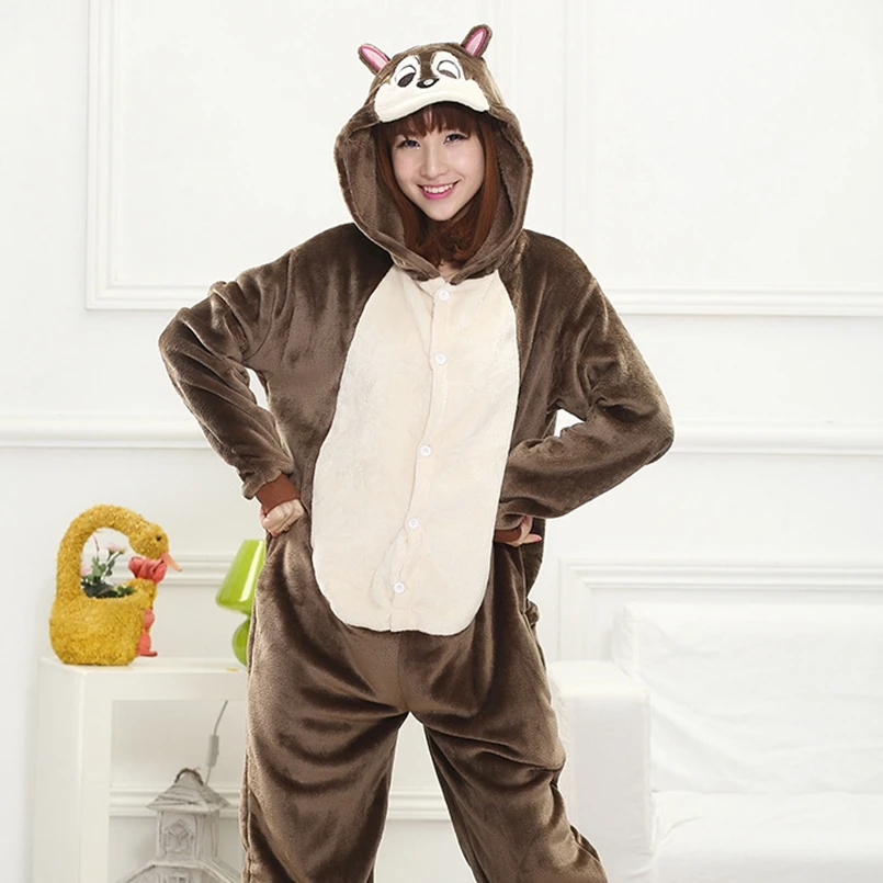 Adults Animal Kigurumi Squirrel Pajamas Sets Sleepwear Cosplay Zipper Onesie Hooded Women Men Winter Unisex Cartoon Pajamas
Adults Animal Kigurumi Squirrel Pajamas Sets Sleepwear Cosplay Zipper Onesie Hooded Women Men Winter Unisex Cartoon Pajamas