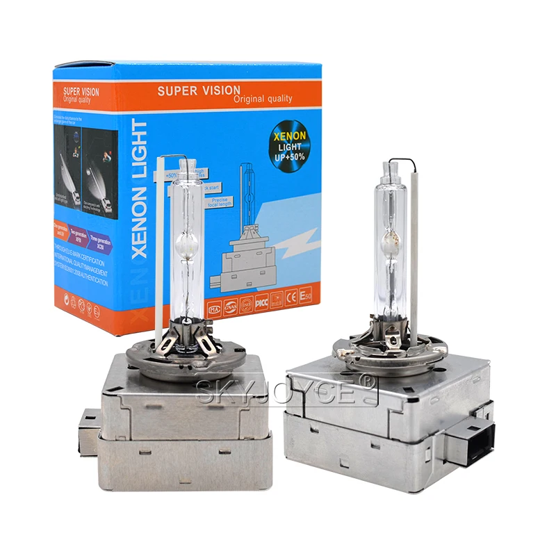 Super Vision Original 35W 6000K D1S HID Xenon Bulb 55W D3S 5000K 4300K 8000K Metal Claw 12V Car Light Xenon HID Headlamp Bulbs
Super Vision Original 35W 6000K D1S HID Xenon Bulb 55W D3S 5000K 4300K 8000K Metal Claw 12V Car Light Xenon HID Headlamp Bulbs