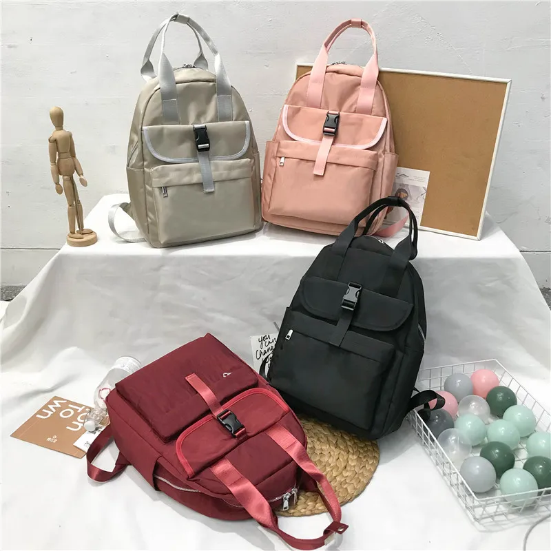 Simple Backpack Girl Backpack Small Fresh Nylon Student Girlfriends Bag Large Capacity Couple Backpack
Simple Backpack Girl Backpack Small Fresh Nylon Student Girlfriends Bag Large Capacity Couple Backpack