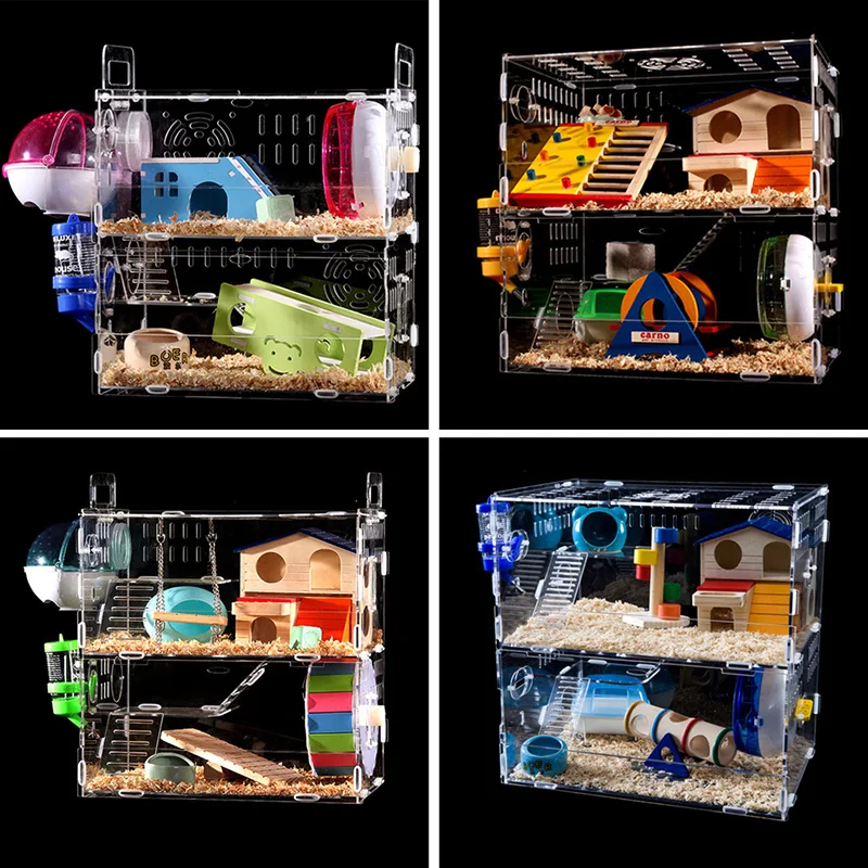 Luxury Hamster Cage Bedding Large Guinea Pig Cage Acrylic Small Pets Habitats Mice House Chinchilla Ferret Hamster Accessories
Luxury Hamster Cage Bedding Large Guinea Pig Cage Acrylic Small Pets Habitats Mice House Chinchilla Ferret Hamster Accessories
