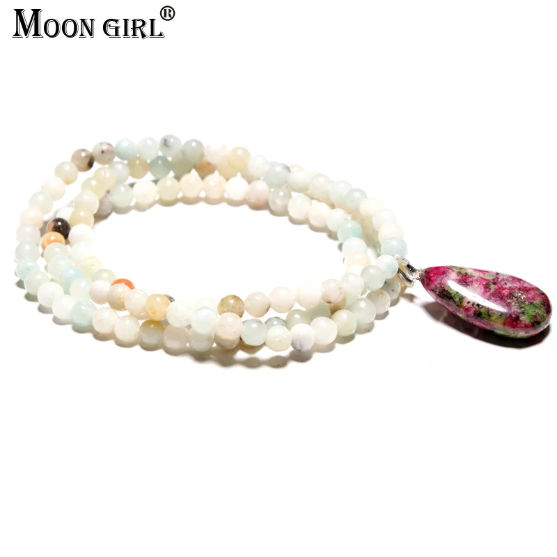 MOON GIRL Fashion Multilayer Wrap Bracelets Natural Amazonite Stones Bracelets Femme Dropshipping Bijoux Best Navidad Gifts
MOON GIRL Fashion Multilayer Wrap Bracelets Natural Amazonite Stones Bracelets Femme Dropshipping Bijoux Best Navidad Gifts