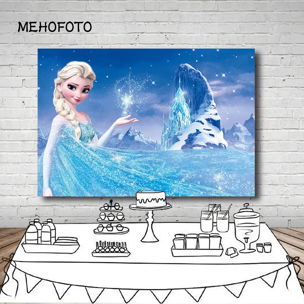 Photography backdrop Cartoon Frozen Crystal Princess Birthday Party photo background customized background photo studio
Photography backdrop Cartoon Frozen Crystal Princess Birthday Party photo background customized background photo studio