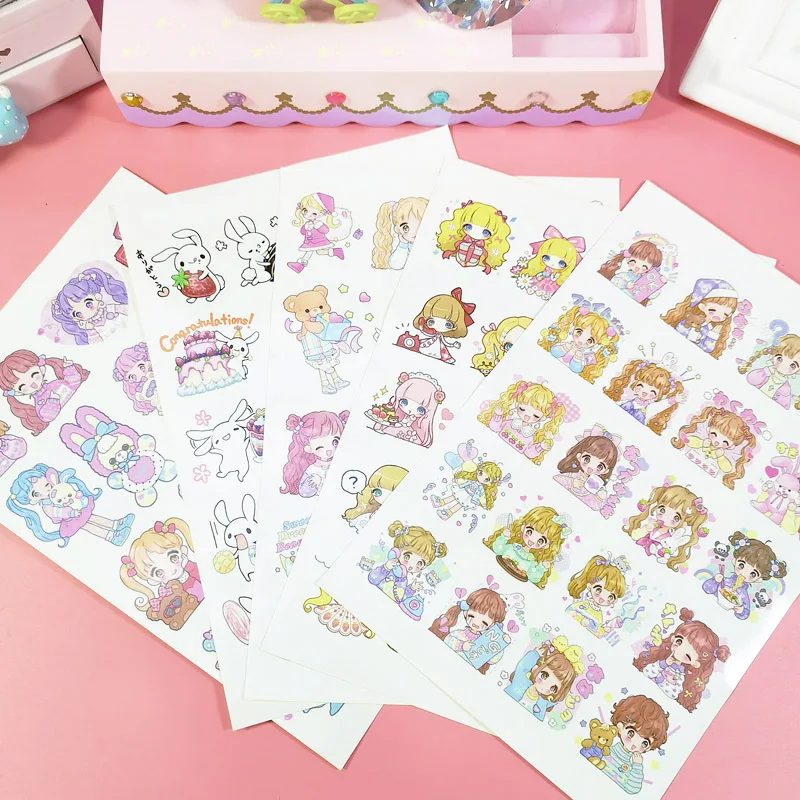 Cute Cartoon Pink Princess Stickers Planner DIY Scrapbooking Sticker for Kids Toys School Stationery Escolar
Cute Cartoon Pink Princess Stickers Planner DIY Scrapbooking Sticker for Kids Toys School Stationery Escolar