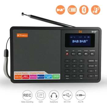 NEW HOT SALES Professional Black GTMedia D1 DAB+Radio Stero For UK EU With Bluetooth Built-in Loudspeaker can ship ES FR GE
NEW HOT SALES Professional Black GTMedia D1 DAB+Radio Stero For UK EU With Bluetooth Built-in Loudspeaker can ship ES FR GE
