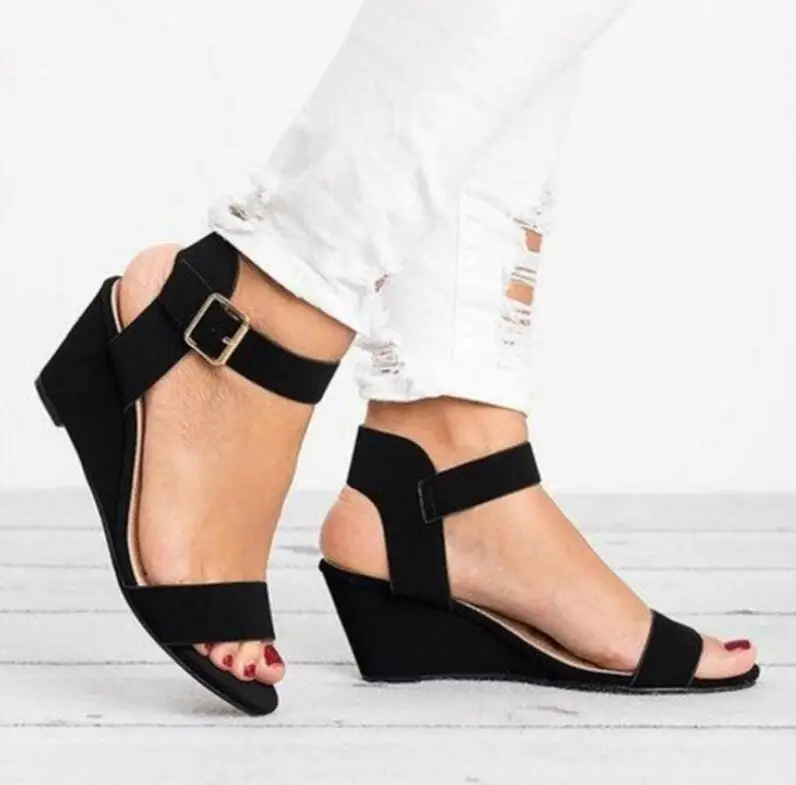 Women Hot sale Sandals 2019 Wedges Summer Casual Shoes Buckle Strap Roman Gladiator Sandals Women Sandalias feminine Big yards
Women Hot sale Sandals 2019 Wedges Summer Casual Shoes Buckle Strap Roman Gladiator Sandals Women Sandalias feminine Big yards