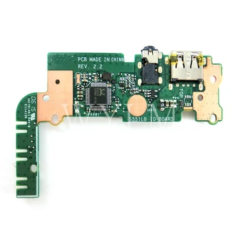 S551LB_IO BOARD REV2.2 for ASUS S551L S551LN V551 K551 K551L R551LA R551LB USB AUDIO board S551LN IO BOARD 60NB02A0-US1040-222
S551LB_IO BOARD REV2.2 for ASUS S551L S551LN V551 K551 K551L R551LA R551LB USB AUDIO board S551LN IO BOARD 60NB02A0-US1040-222