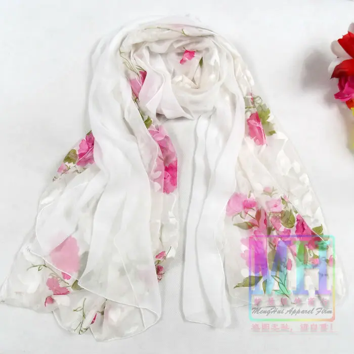 2017 New Arrival Ladies' White Pink Floral Pattern Silk Scarf Shawl Fashion Women Large Silk Scarves Female Satin Summer Shawls
2017 New Arrival Ladies' White Pink Floral Pattern Silk Scarf Shawl Fashion Women Large Silk Scarves Female Satin Summer Shawls