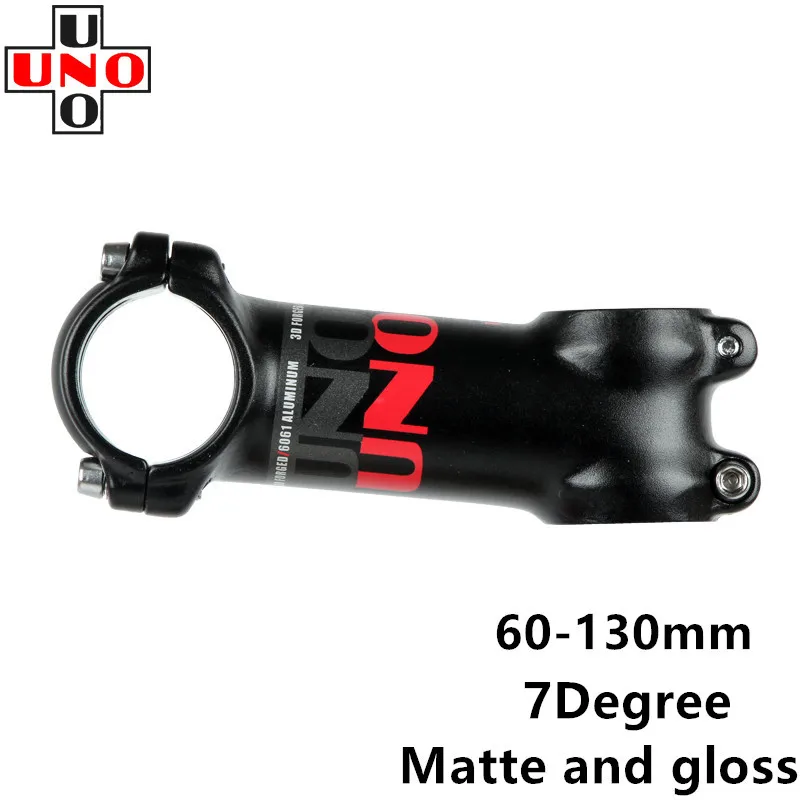 UNO Aluminium alloy MTB Mountain Bicycle Stem 7 Degrees For 28.6mm Fork 31.8mm Handlebar Bike Parts Stem Matte and Gloss
UNO Aluminium alloy MTB Mountain Bicycle Stem 7 Degrees For 28.6mm Fork 31.8mm Handlebar Bike Parts Stem Matte and Gloss