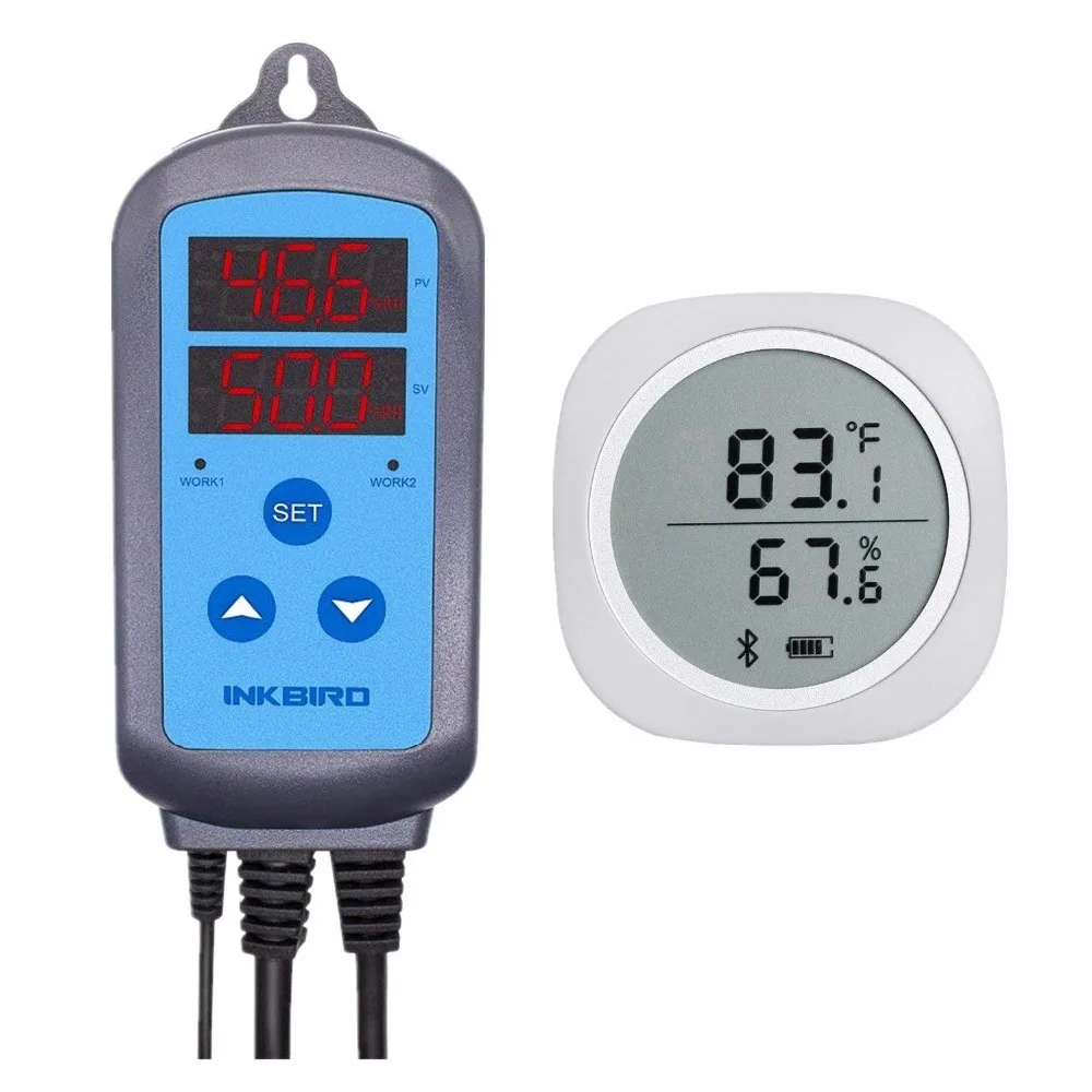 Inkbird Combo Bluetooth Wireless Magnetic Monitor Smart Sensor Data Logger +Temperature Humidity Controller Thermostat Hygrostat
Inkbird Combo Bluetooth Wireless Magnetic Monitor Smart Sensor Data Logger +Temperature Humidity Controller Thermostat Hygrostat