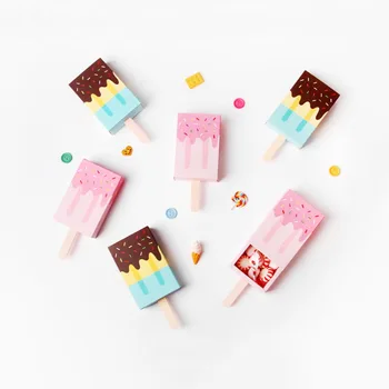 50pcs/lot Creative Pink/Blue ice Cream Paper Candy Boxes For Baby Shower gift box Birthday Wedding Party Chocolate Favor Boxes
50pcs/lot Creative Pink/Blue ice Cream Paper Candy Boxes For Baby Shower gift box Birthday Wedding Party Chocolate Favor Boxes