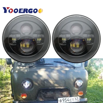 7 Inch Round LED Headlights Halo Angel Eyes 1997-2018 for Jeep Wrangler JK JKU For Lada Niva 4x4 Suzuki Samurai
7 Inch Round LED Headlights Halo Angel Eyes 1997-2018 for Jeep Wrangler JK JKU For Lada Niva 4x4 Suzuki Samurai