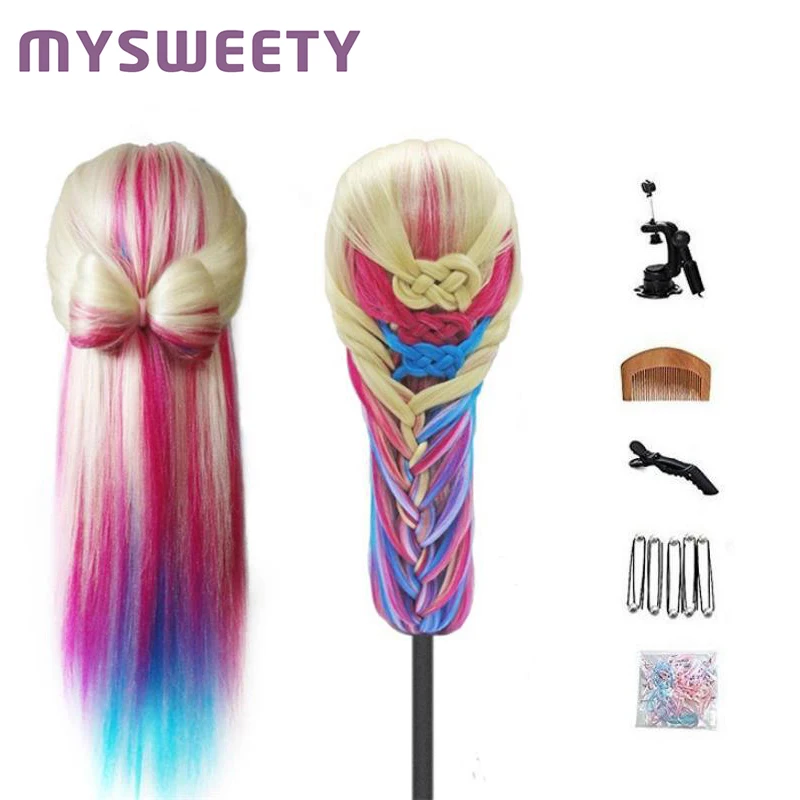 29 Inch Colorful Hair Mannequin Head Hairdressing Training Doll Heads Cosmetology Hair Styling Mannequins Heads Practice Tools
29 Inch Colorful Hair Mannequin Head Hairdressing Training Doll Heads Cosmetology Hair Styling Mannequins Heads Practice Tools