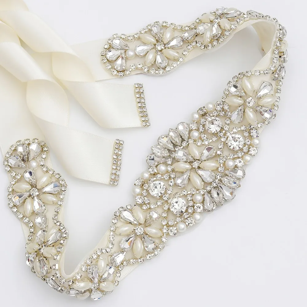 Yanstar Wedding Belt Pearls Rhinestones Belt Handmade Crystal Silver Bridal Belt Accessories 28WB806
Yanstar Wedding Belt Pearls Rhinestones Belt Handmade Crystal Silver Bridal Belt Accessories 28WB806