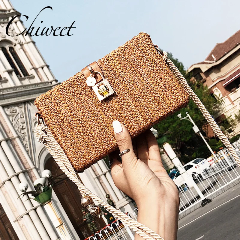 Designer Summer Beach Box Bag Handbags Women Brand Straw Bag Rattan Messenger Shoulder Bags Bohemia Mini Satchel Female Clutch
Designer Summer Beach Box Bag Handbags Women Brand Straw Bag Rattan Messenger Shoulder Bags Bohemia Mini Satchel Female Clutch