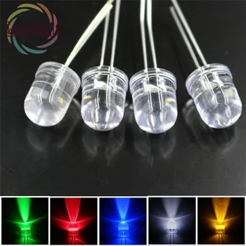 50pcs Each Color White Red Blue Green Yellow LED 10mm LED Emitting Diodes Round TOP Ultra Bright Super bright Light Lamp
50pcs Each Color White Red Blue Green Yellow LED 10mm LED Emitting Diodes Round TOP Ultra Bright Super bright Light Lamp