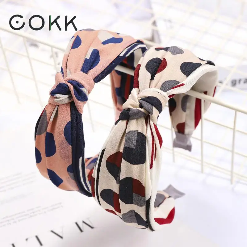 COKK Korean Dot Pattern Hair Knotted Hairband Hair Band for Women Headbands Hairbands Headwear 2019 New Turban Headwear Headwrap
COKK Korean Dot Pattern Hair Knotted Hairband Hair Band for Women Headbands Hairbands Headwear 2019 New Turban Headwear Headwrap