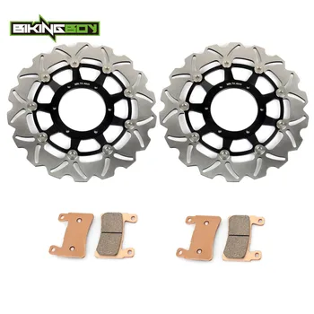 BIKINGBOY for Honda CBR 600 F CBR600 F4i SuperSport F4 01 02 03 04 05 06 Front Brake Discs Rotors Disks + Pads Motorcycle
BIKINGBOY for Honda CBR 600 F CBR600 F4i SuperSport F4 01 02 03 04 05 06 Front Brake Discs Rotors Disks + Pads Motorcycle