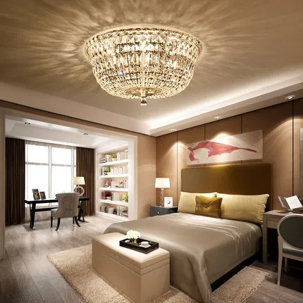 LED Modern Crystal Ceiling Lights Fixture American Round K9 Crystal Ceiling Lamps Romantic Living Bed Room Home Indoor Lighting
LED Modern Crystal Ceiling Lights Fixture American Round K9 Crystal Ceiling Lamps Romantic Living Bed Room Home Indoor Lighting
